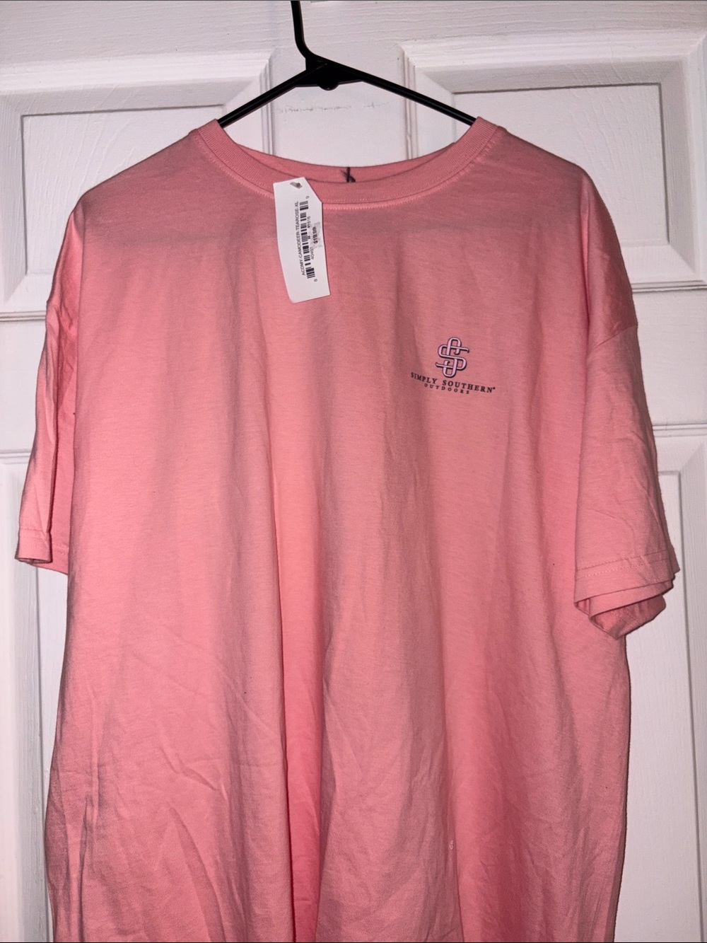 Simply Southern Pink Short Sleeve Crewneck Tee